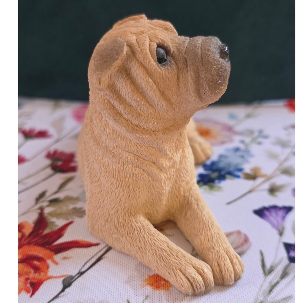 United Design Corp Shar-Pei Figurine Small Tan Fair 1982 Animal Classics Andre - Picture 4 of 8